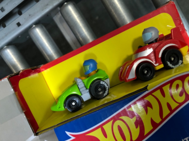 Photo 1 of Hot Wheels Racing Loops Tower by Little People, Toddler Vehicle playset with Spiral Racetrack, Stunt ramp and Sounds