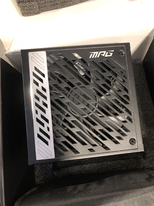 Photo 4 of MSI MPG A850G PCIE 5 & ATX 3.0 Gaming Power Supply - Full Modular - 80 Plus Gold Certified 850W - 100% Japanese 105°C Capacitors - Compact Size - ATX PSU MPG A850G PCIE5 850W