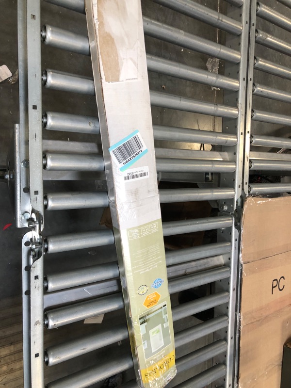 Photo 1 of Achim Cordless Light Filtering Mini Blinds for Windows, Horizontal Vinyl Window Blinds, Shades for Indoor Windows, Inside Mount 1” GII Morningstar Collection, Pearl White, 35” W in x 64” H 35 x 64 in Pearl White
