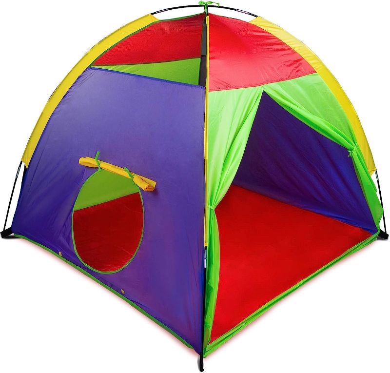 Photo 1 of Alvantor Kids Tents Indoor Children Play Tents For Toddler Tents For Kids Pop Up Tent Boys Girls Toys Indoor Outdoor Play Houses 8017 Giant Party 58”x58"x47"