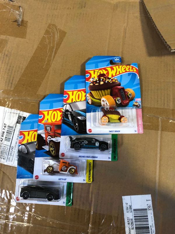 Photo 1 of 4 PACK OF HOT WHEEL CARS AS SET 