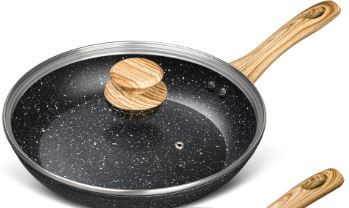 Photo 1 of MICHELANGELO Frying Pan  Nonstick  11" Inch, Non Stick Frying Pan Set with Bakelite Handl