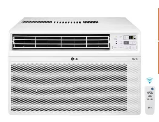 Photo 1 of 8,000 BTU Window Smart Air Conditioner LW8022ERSM Cools 350 Sq. Ft. with ENERGY STAR and Remote, Wi-Fi Enabled
