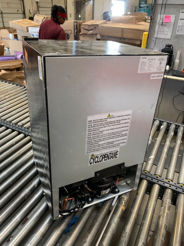 Photo 1 of 4.3 Cu. ft. Wine and Beverage Cooler in Stainless Steel
