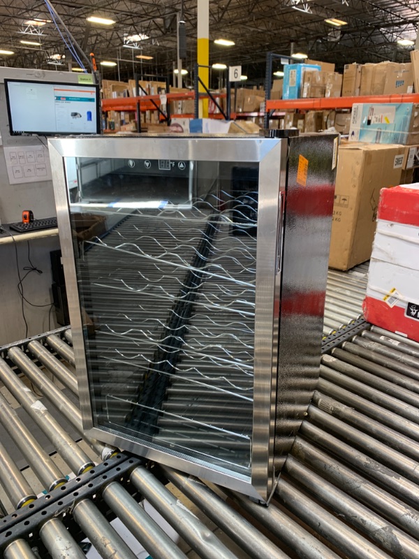 Photo 1 of 4.3 Cu. ft. Wine and Beverage Cooler in Stainless Steel
