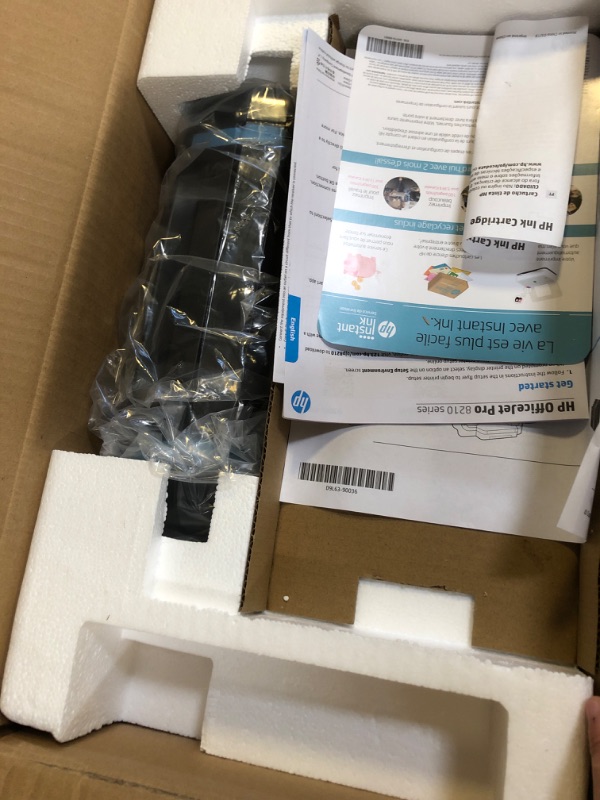 Photo 1 of HP OfficeJet Pro 8210 Wireless Color Printer (D9L64A) with and Instant Ink $5 Prepaid Code Printer + Instant Ink