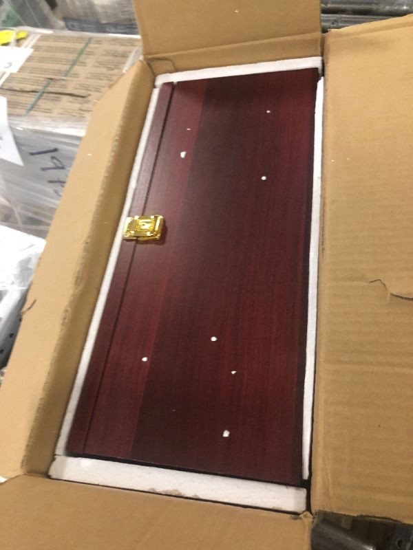 Photo 1 of Medikaison 2 Football Display Case Wall Mount Lockable Clear View Full Size Anti Fade UV Protective Acrylic Door Wooden Signed Memorabilia Football Box Shelf Holder-Double Ball Double Ball Black