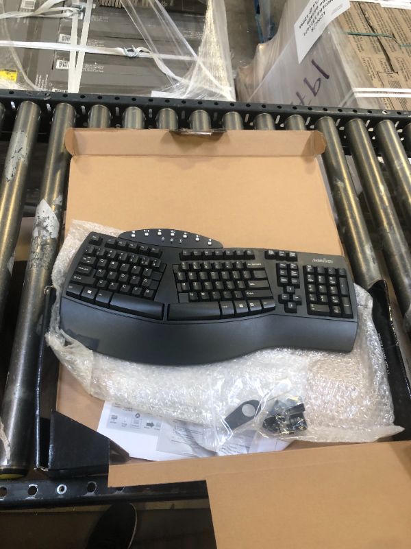 Photo 2 of Wireless Ergonomic Keyboard with Gel Wrist Rest Bundle