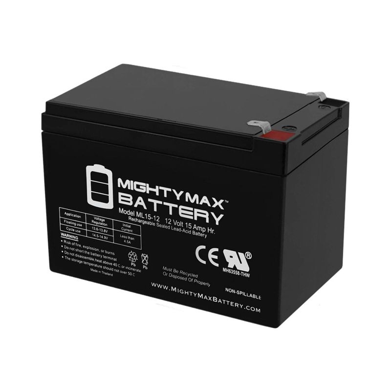 Photo 1 of ML15-12 - 12 Volt 15 AH, F2 Terminal, Rechargeable SLA AGM Battery & ML9-12 - 12 Volt 9 AH, F2 Terminal, Rechargeable SLA AGM Battery