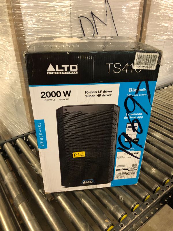 Photo 3 of Alto Professional TS410 - 2000W 10" Powered PA Speaker with 3 Channel Mixer, Bluetooth Streaming, Wireless Loudspeaker linking, DSP and Alto App New Model with Bluetooth 10" woofer