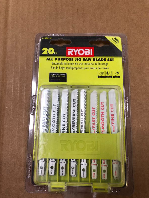 Photo 2 of All Purpose Jig Saw Blade Set (20-Piece)