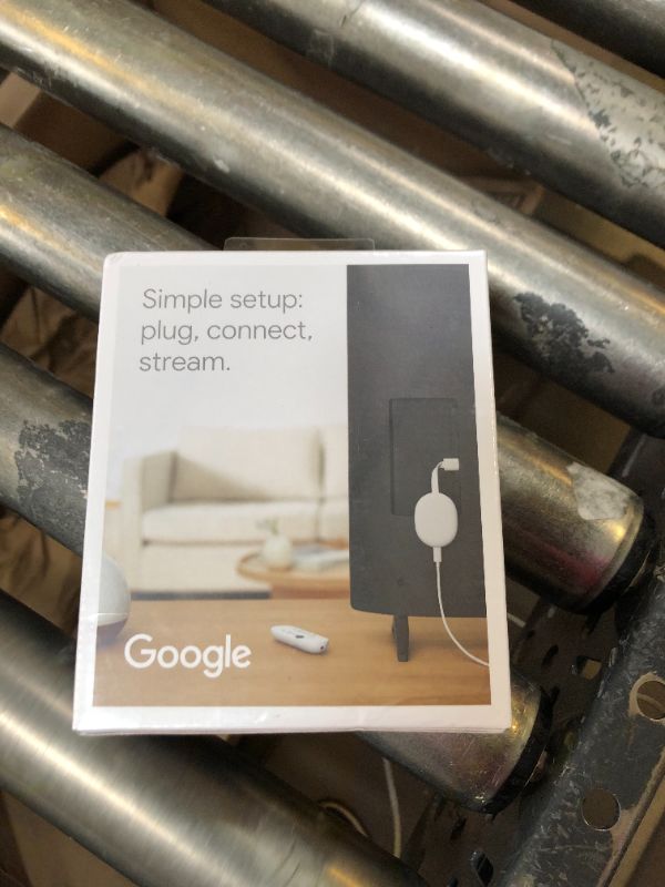 Photo 3 of Chromecast with Google TV (4K)- Streaming Stick Entertainment with Voice Search - Watch Movies, Shows, and Live TV in 4K HDR - Snow Chromecast (4K)