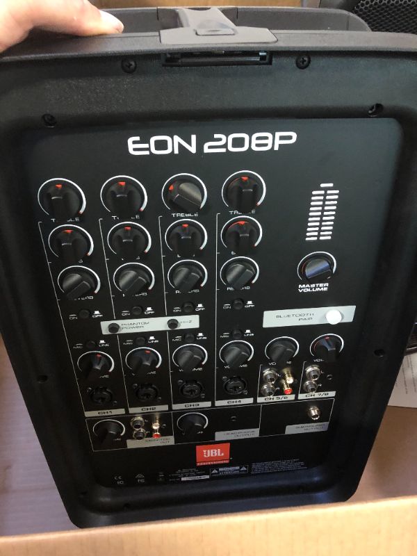 Photo 3 of JBL Professional EON208P Portable All-in-One 2-way PA System with 8-Channel Mixer and Bluetooth 8" Speaker Speaker