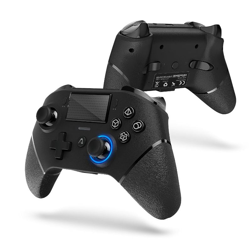 Photo 1 of ASUSPORACE Wireless Controller for PS4 Slim/Pro/PC, Hall Sensor Trigger Dual Vibration Game PS4 Controller Pro Remote Gamepad Joystick for Playstation 4 Console[1 Pcs Pack]

