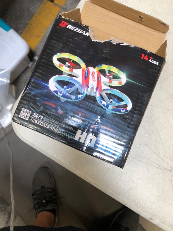 Photo 1 of BEZGAR HQ051 Mini Drone for Kids - RC Drone Indoor, LED Remote Control Drone with 3D Flip, Headless Mode and 3 Speed Propeller Full Protect Small Drone for Beginners, Great Gifts for Boys and Girls
