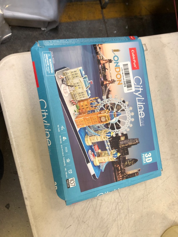 Photo 2 of CubicFun 3D Puzzles for Adults London Cityline Puzzles for Gifts for Teenage Girls Architecture Building Gifts for Women Men, Tower Bridge, Big Ben, Buckingham Palace, The London Eye, 107 Pieces 3 CITY LINE LONDON
