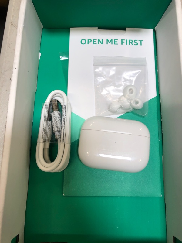 Photo 2 of Apple AirPods Pro (2nd Generation) Wireless Earbuds, Up to 2X More Active Noise Cancelling, Adaptive Transparency, Personalized Spatial Audio, MagSafe Charging Case, Bluetooth Headphones for iPhone
