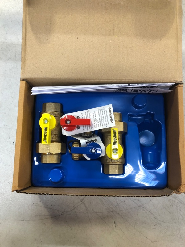 Photo 3 of 3/4 in. EXP Ultra-Compact Tankless Water Heater Service Valve Kit