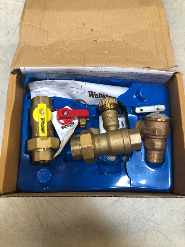 Photo 3 of 3/4 in. EXP Ultra-Compact Tankless Water Heater Service Valve Kit
