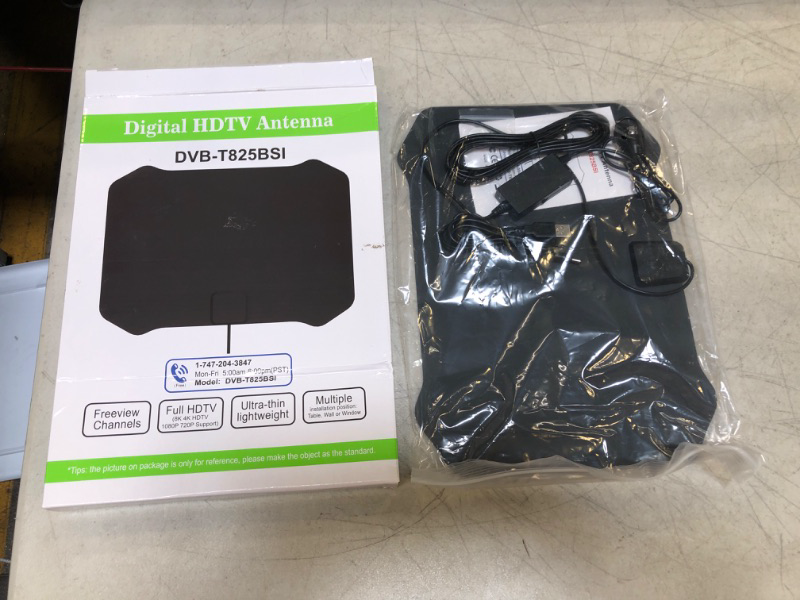 Photo 2 of 2023 Upgraded TV Antenna Smart Digital Indoor - Outdoor Antenna Long Range 560+ Miles - Amplifier Support 8K 4K 1080p All TV's Free Channels VHF UHF -Signal Booster 360°Reception - HDTV Cable