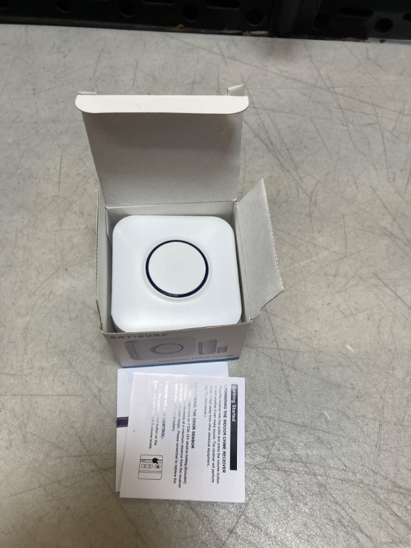 Photo 1 of Door Chime, Satisure Wireless Door Open Contact Sensor Alarm Chime with 600 FT Range 58 Chimes 5 Volume Levels LED Indicators, Door Ringer Alert for Business/Store/Home/Office When Entering 1 Door Chime-1 Door Sensor