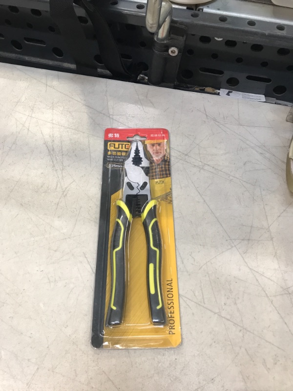 Photo 2 of 4-in-1 Lineman Plier,Pro Lineman Tools -9” Combination Pliers with Wire Stripper+Crimper+Cutter+Pliers+ Winding Function,Industrial Grade Linesman Plirs-Chrome Vanadium Steel Forged 9“