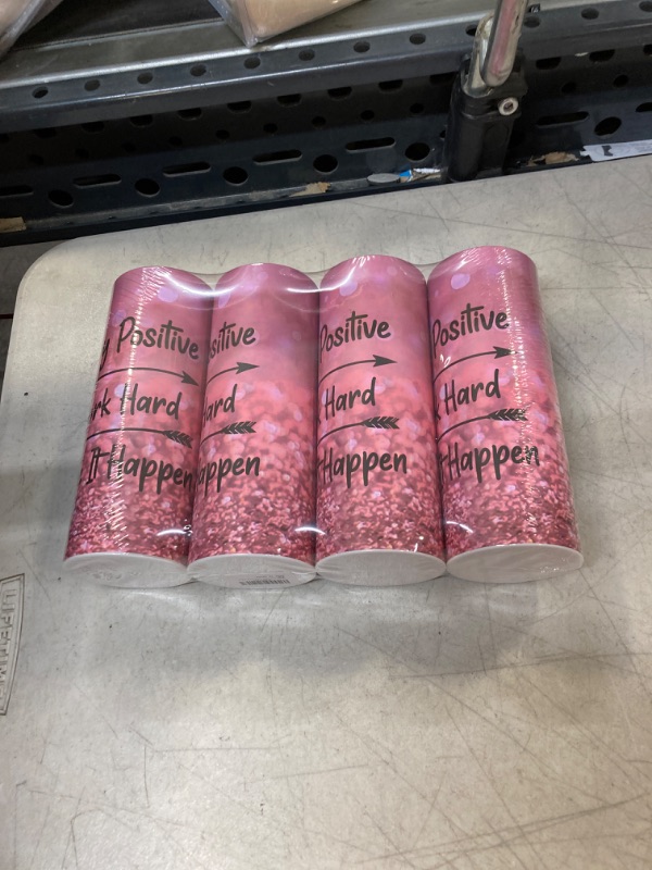 Photo 1 of 4 PC PINK CAR TISSUE TUBES 