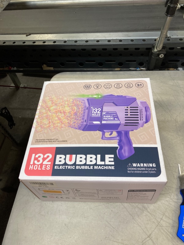 Photo 1 of 132 HOLE ELECTRIC BUBBLE MACHINE 