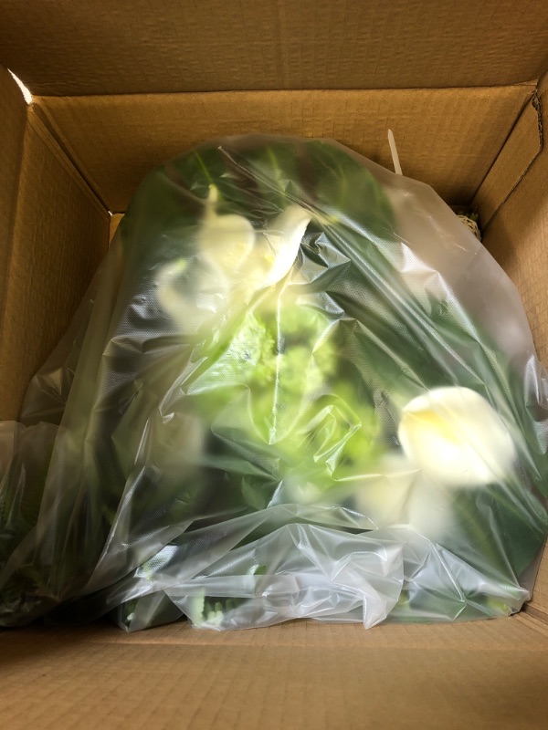 Photo 2 of ABELMARO Artificial Flower Bouquets – Artificial Flowers for Decoration – Faux Flower Arrangement for Wedding Decor, Home Decor, Party Decor – Faux Flowers for Vase, Table Centerpiece
