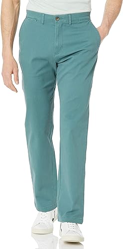 Photo 1 of Amazon Essentials Men's 29W x 29L Classic-Fit Casual Stretch Khaki Pant Sage Green

