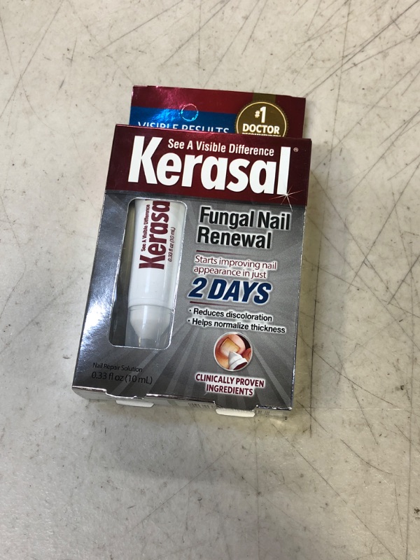 Photo 2 of Kerasal Nail Renewal, Restores Appearance of Discolored or Damaged Nails, 0.33 fl oz (Packaging May Vary)