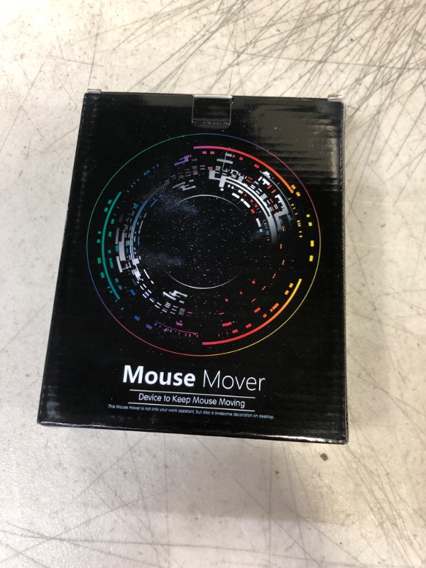 Photo 2 of [LOT OF 3] BNING Mouse Mover Device, RGB Breathing Light Mouse Jiggler Undetectable Mouse Shaker Simulator for Computer Laptop Awakening, Include USB C to USB Adapter & Charger (Silver Classic)
