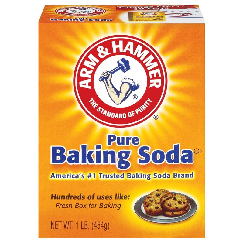 Photo 1 of [LOT OF 2] Arm & Hammer Baking Soda 1 lb / 454 g by Arm & Hammer [EXP: 07/2026]