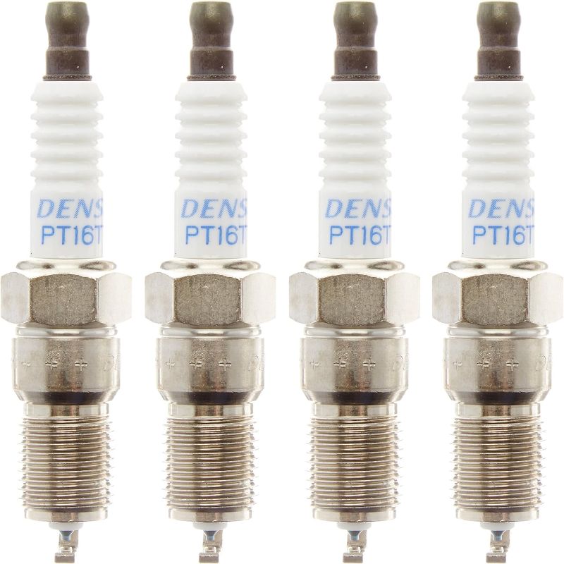 Photo 1 of 4 PCS *NEW* - DENSO #4503 PLATINUM T T Spark Plugs - PK16TT
