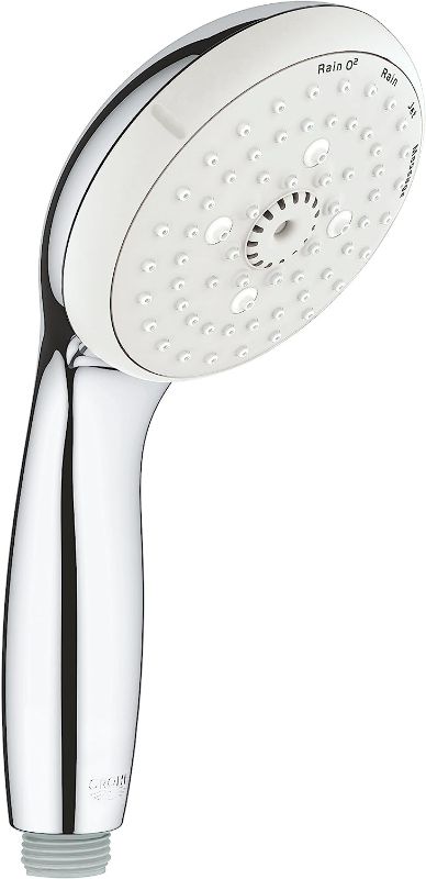 Photo 1 of Grohe 28421002 Tempesta Classic 100 4 Spray Hand Shower, Starlight Chrome
