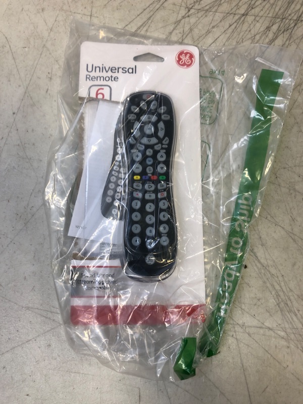 Photo 2 of GE 6-Device Universal TV Remote Control in Black