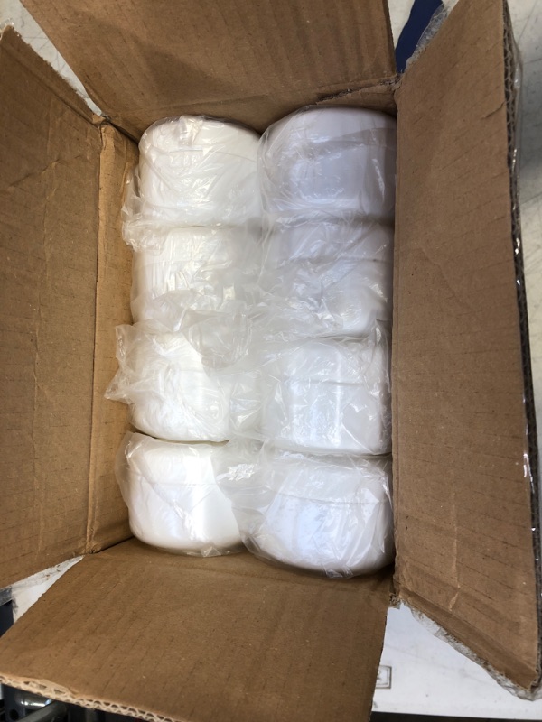 Photo 1 of 24 Stalwart 75-STO2004 White 4 Ounce Plastic Jar Containers 4 oz