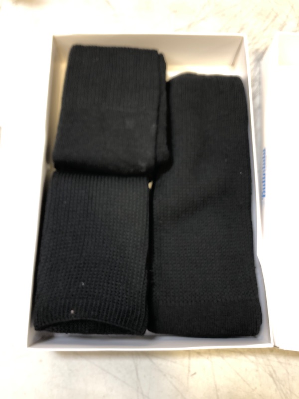 Photo 2 of [3 PAIRS] Bulinlulu Extra Width Socks for Swollen Feet, Anti Slip Super Wide Diabetic Hospital Socks,Edema,Cast Sock for Men Women.
