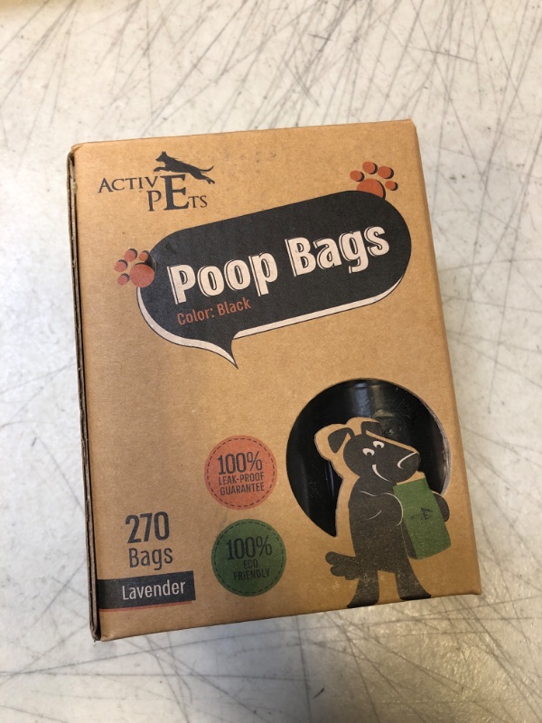 Photo 2 of Active Pets Dog Poop Bag, Extra Thick Dog Waste Bags, Leak-Proof Dog Bags For Poop, Easy-Tear Dog Poop Bags, Strong Doggy Poop Bags, Lavender-Scented Dog Waste Bags Eco-Friendly Doggie Bags For Poop
