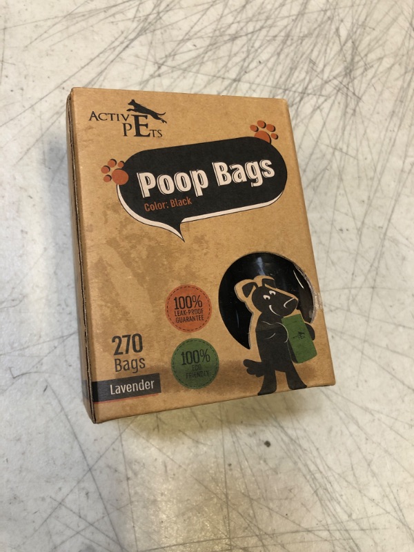 Photo 2 of Active Pets Dog Poop Bag, Extra Thick Dog Waste Bags, Leak-Proof Dog Bags For Poop, Easy-Tear Dog Poop Bags, Strong Doggy Poop Bags, Lavender-Scented Dog Waste Bags Eco-Friendly Doggie Bags For Poop
