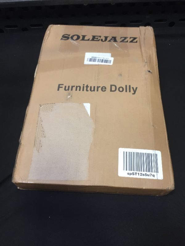 Photo 2 of SOLEJAZZ Moving Furniture Dolly Connectable, 440 LBS Capacity Piano Moving Dolly, Heavy Duty 4 Wheel Moving Cart for Moving Heavy Furniture, Black, 1 Pack Black 1