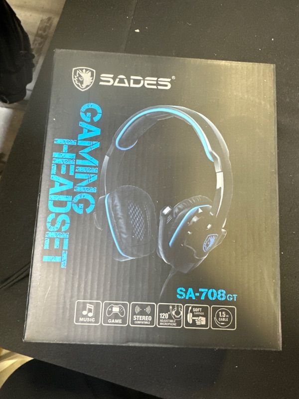 Photo 2 of SADES FBA_708 GT Universal Gaming Headset with Microphone - Retail Packaging