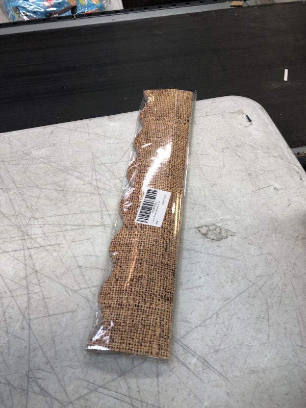 Photo 1 of Burlap Scalloped Border Trim, 50ft Bulletin Board Borders, Poster Board Decorating Supplies, Decoration Strips for Bulletin Board Trim, Teacher Student use for Classroom Décor