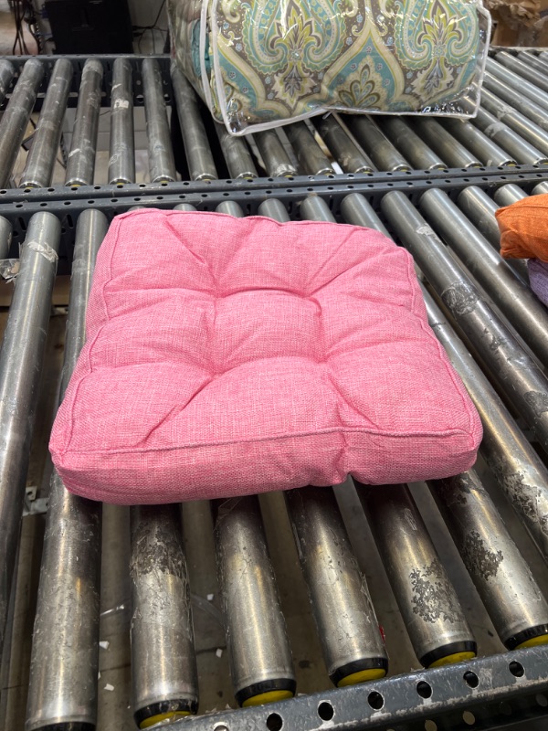 Photo 1 of 15x15inch pink seat cushion