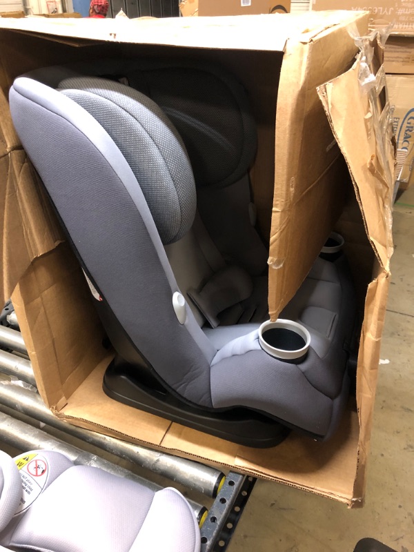 Photo 2 of Maxi-Cosi Pria All-in-One Convertible Car Seat, rear-facing, from 4-40 pounds; forward-facing to 65 pounds; and up to 100 pounds in booster mode, Silver Charm
