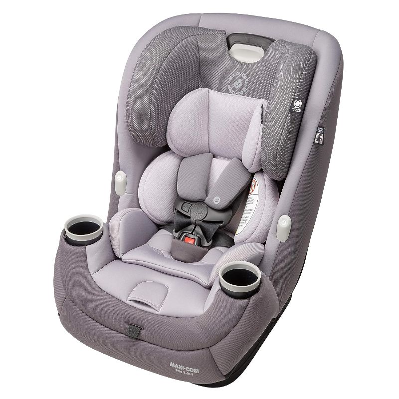 Photo 1 of Maxi-Cosi Pria All-in-One Convertible Car Seat, rear-facing, from 4-40 pounds; forward-facing to 65 pounds; and up to 100 pounds in booster mode, Silver Charm
