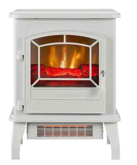 Photo 1 of Twin Star Home
ClassicFlame 1000 sq. ft. Electric Stove in White