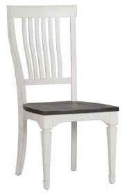 Photo 1 of Liberty Allyson Park Two-Tone Slat Back Side Chair - two piece