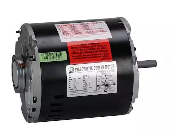 Photo 1 of 2-Speed 1/3 HP Evaporative Cooler Motor
