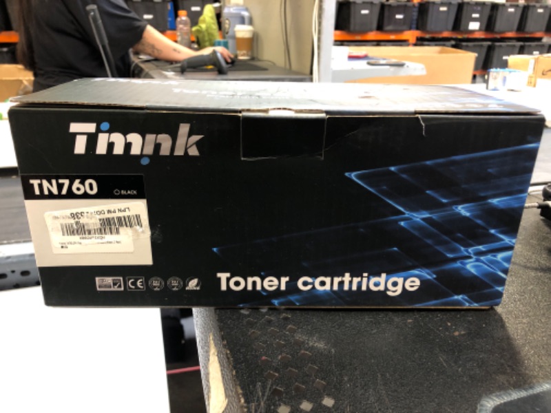 Photo 2 of Timink TN760 2PK Replacement for Brother TN-760 TN730 High Yield Toner Cartridge, for MFC-2710DW HL-L2395DW DCP-L2550DW HL-L2370DW HL-L2690DW HL-L2390DW MFC-L2750DW (Black, 2 Pack) Black 2 Pack